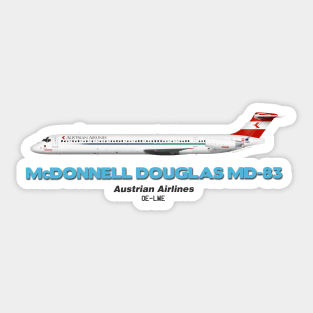 McDonnell Douglas MD-83 - Austrian Airlines Sticker